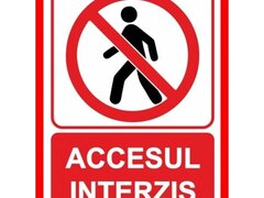Placuta cu accesul interzis