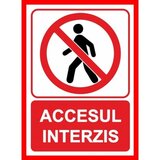 Placuta cu accesul interzis